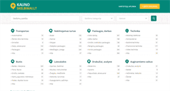 Desktop Screenshot of kaunoskelbimai.lt